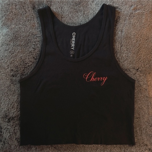 Cherry LA Tank Top Black 2 Rare Archive 2018 Medium - Picture 2 of 11